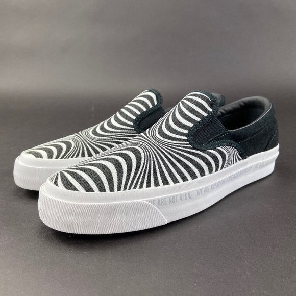 Converse Men\'s One Star CC Black White Slip On Shoes 165386C Sizes 9 - 13 M main image 5